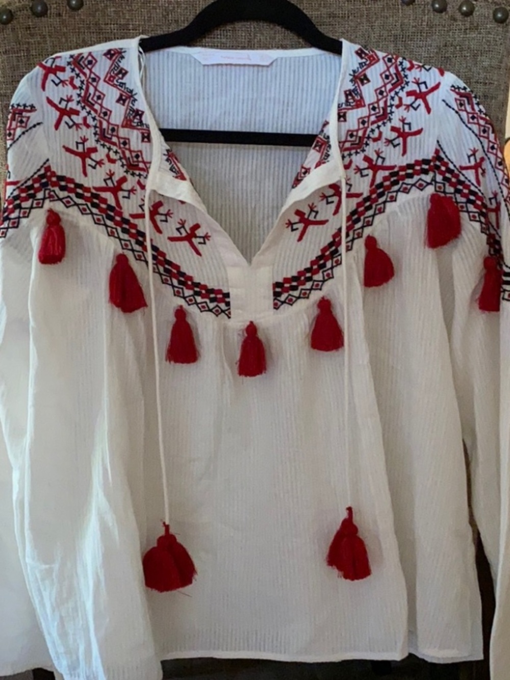 Zara Boho Top - Fantastic detailing
